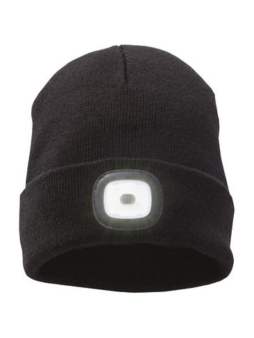 Mighty LED knit beanie, czarny