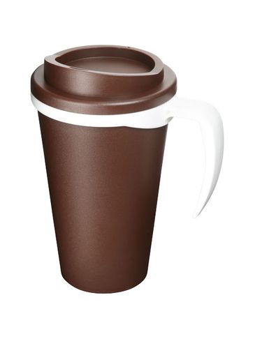 Kubek termiczny z serii Americano® Grande o pojemności 350 ml, brązowy / biały
