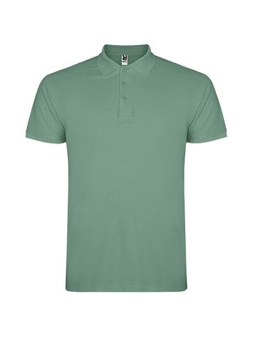 Star koszulka męska polo z krótkim rękawem, dark mint