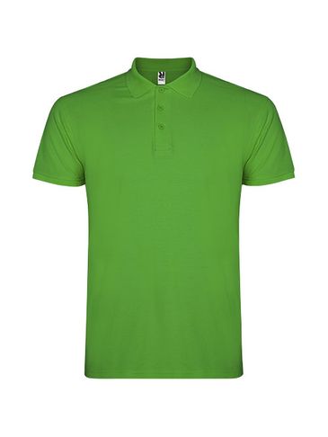 Star koszulka męska polo z krótkim rękawem, grass green