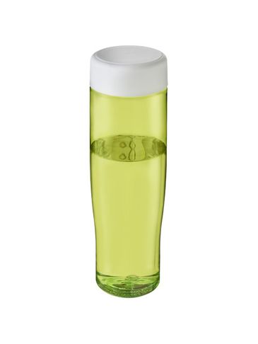 H2O Active® Tempo 700 ml screw cap water bottle, limonka / biały