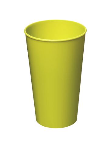 Kubek Arena o pojemności 375 ml wykonany z tworzywa sztucznego, limonka