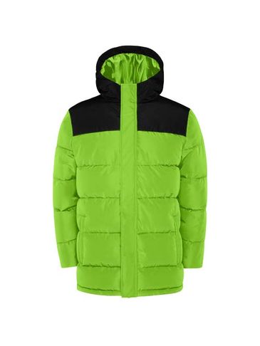 Tallin ocieplana kurtka unisex, limonka / czarny
