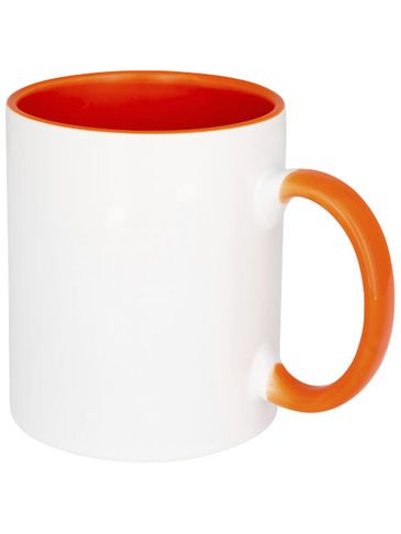 Kolorowy kubek sublimacyjny Pix 330 ml, pomarańczowy