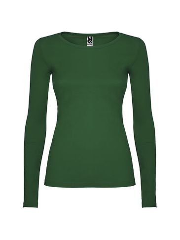 Extreme koszulka damska z długim rękawem, butelkowa zieleń