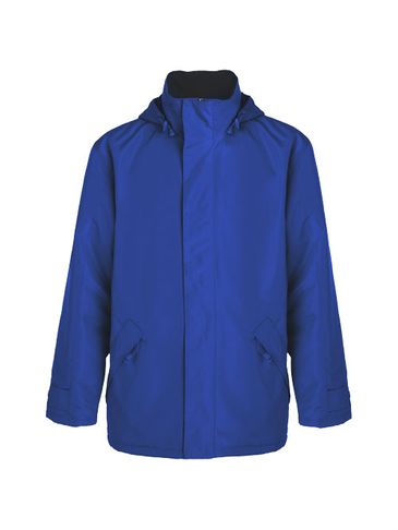 Europa ocieplana kurtka unisex, błękit królewski