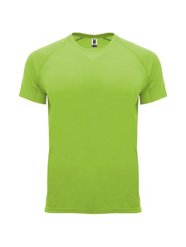 Bahrain sportowa koszulka męska z krótkim rękawem, limonka