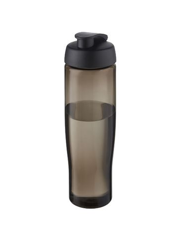 H2O Active® Eco Tempo 700 ml bidon z klapką, czarny / ciemnografitowy
