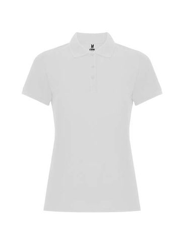 Pegaso Premium koszulka damska polo z krótkim rękawem, biały