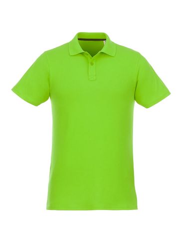 Helios - koszulka męska polo z krótkim rękawem, zielone jabłuszko