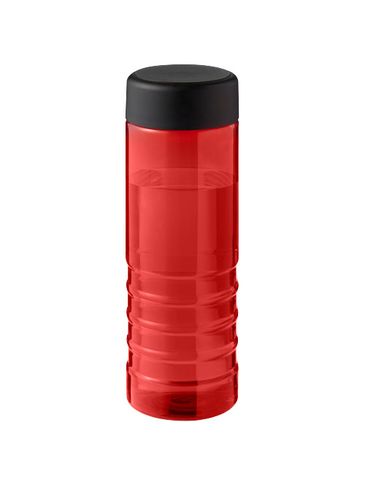 H2O Active® Eco Treble 750 ml screw cap water bottle , czerwony / czarny
