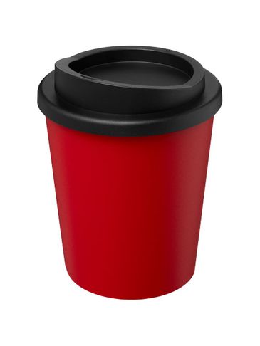 Kubek izolowany z recyklingu Americano® Espresso o pojemności 250 ml , czerwony / czarny