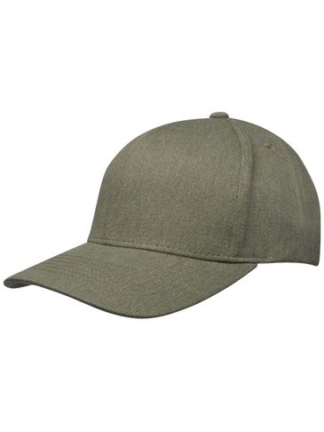 Opal 6-panelowa czapka Aware™ z daszkiem z recyklingu, zielony