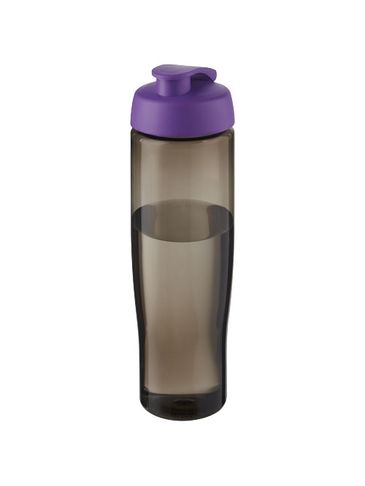 H2O Active® Eco Tempo 700 ml bidon z klapką, fioletowy / ciemnografitowy