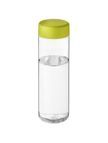 H2O Active® Vibe 850 ml screw cap water bottle, przezroczysty / limonka
