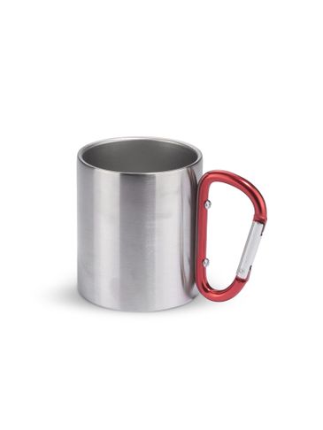 Kubek z karabińczykiem CAMPIC 200 ml