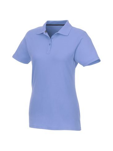 Helios - koszulka damska polo z krótkim rękawem, jasnoniebieski