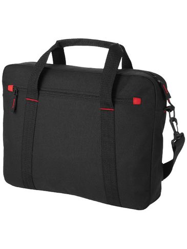 Torba Vancouver na laptop 15,4", czarny / czerwony