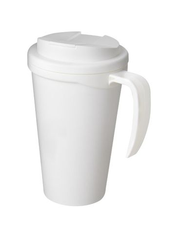 Americano® Grande 350 ml mug with spill-proof lid, biały