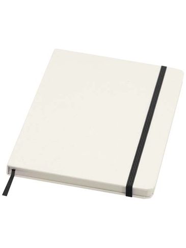 Bass notatnik A5 z recyklingu, z kartkami w linie, czarny