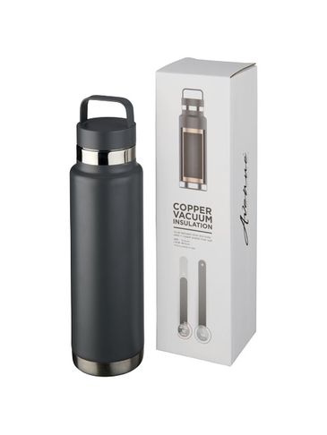 Bidon Colton o pojemności 600 ml z izolacją próżniowo miedzianą, szary
