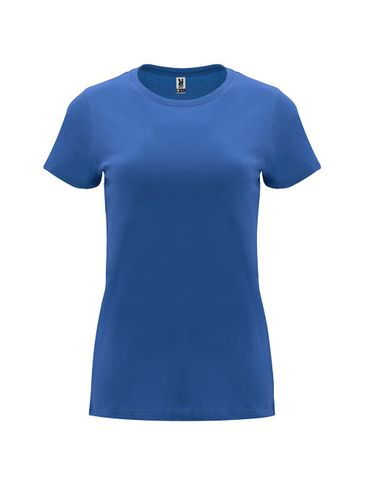 Capri koszulka damska z krótkim rękawem, błękit królewski