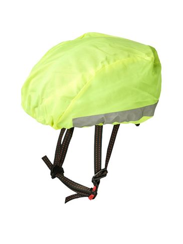 Odblaskowy i wodoodporny pokrowiec na kask André, neonowy żółty