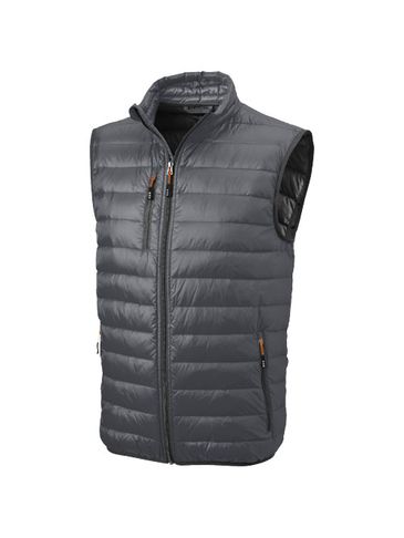 Męski bezrękawnik puchowy Fairview, stalowa szarość