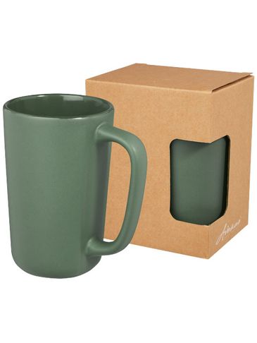 Perk ceramiczny kubek, 480 ml, zielony melanż