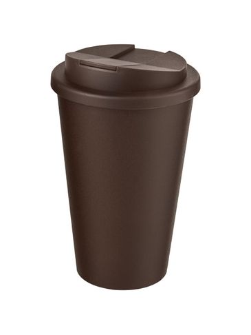 Americano® 350 ml tumbler with spill-proof lid, brązowy