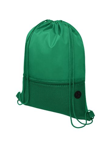 Siateczkowy plecak Oriole ściągany sznurkiem, zielony
