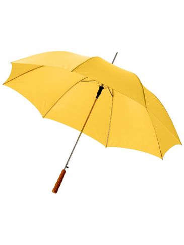 Parasol automatyczny Lisa 23'' z drewnianą rączką, żółty