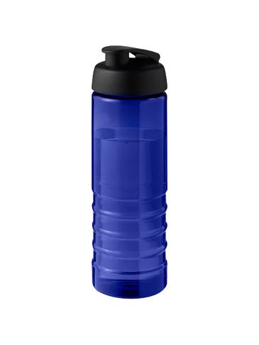 H2O Active® Eco Treble bidon z otwieraną pokrywką o pojemności 750 ml, niebieski / czarny