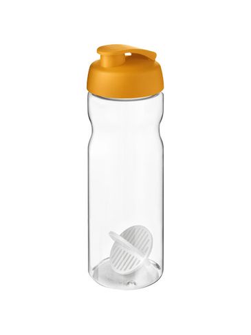 Shaker H2O Active Base o pojemności 650 ml, pomarańczowy / przezroczysty