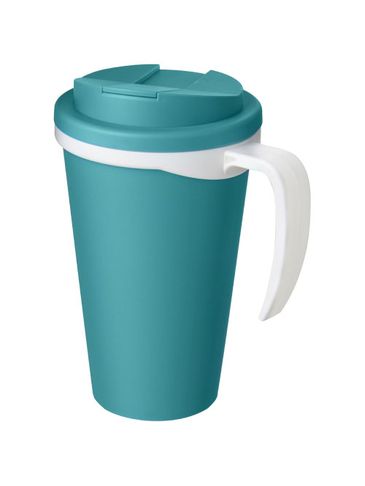 Americano® Grande 350 ml mug with spill-proof lid, morski