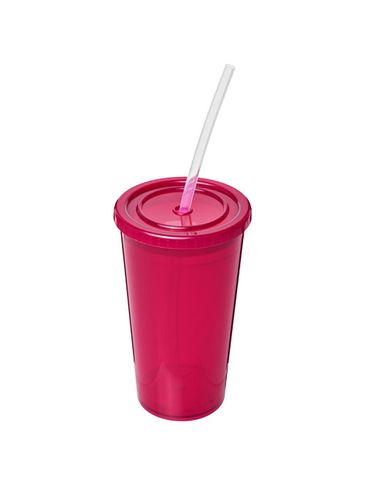 Kubek Stadium z podwójną ścianką o pojemności 350 ml, magenta