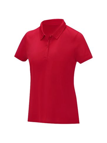 Deimos damska koszulka polo o luźnym kroju, czerwony