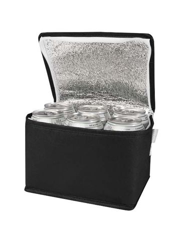 Spectrum torba termoizolacyjna o pojemności 4 l na 6 puszek wykonana z włókniny z recyklingu, czarny