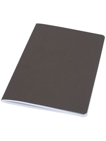 Notatnik Fabia z okładką z gniecionego papieru, kawowy brąz