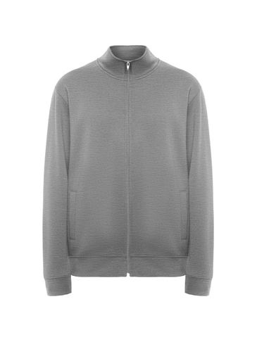 Ulan bluza unisex z zamkiem błyskawicznym na całej długości, marl grey