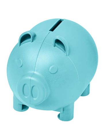 Mała skarbonka-świnka Oink, niebieski