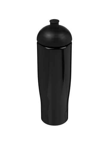 Bidon H2O Tempo® o pojemności 700 ml z wypukłym wieczkiem, czarny