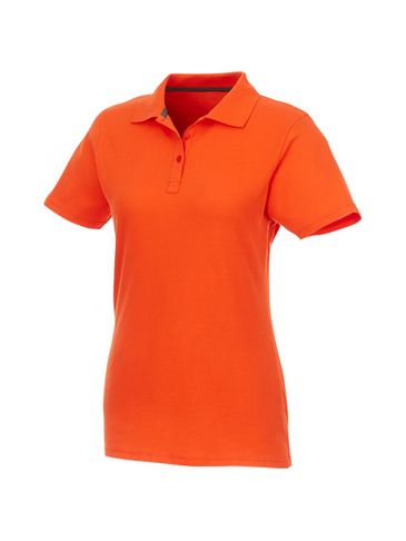 Helios - koszulka damska polo z krótkim rękawem, pomarańczowy