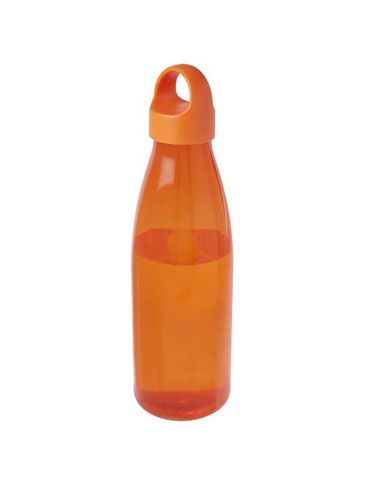 Bergen butelka na wodę o pojemności 800 ml z tworzyw sztucznych pochodzących z recyklingu, pomarańczowy
