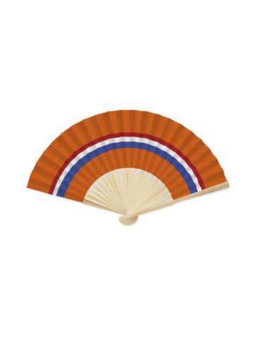 FUNFAN - Ręczny wachlarz z flagą
