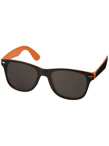 Okulary przeciwsłoneczne Sun Ray z dwoma kolorowymi wstawkami, pomarańczowy / czarny
