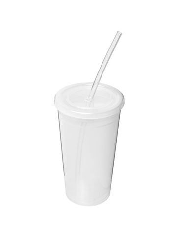 Kubek Stadium z podwójną ścianką o pojemności 350 ml, przezroczysty bezbarwny