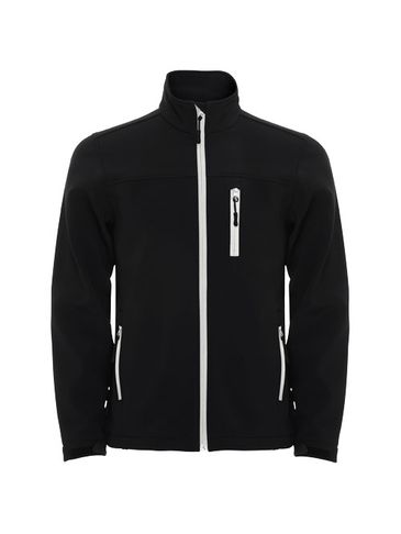 Antartida dziecięca kurtka typu softshell, czarny