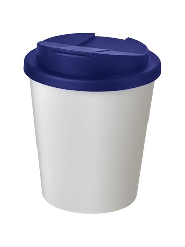 Americano® Espresso 250 ml tumbler with spill-proof lid, biały / niebieski