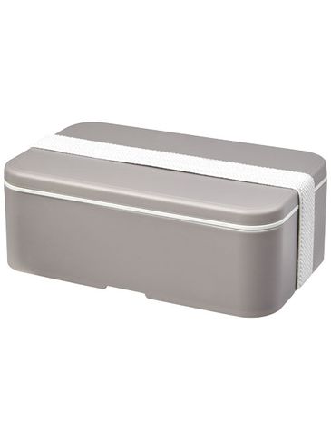 MIYO Renew jednoczęściowy lunchbox, szary kamienny / biały